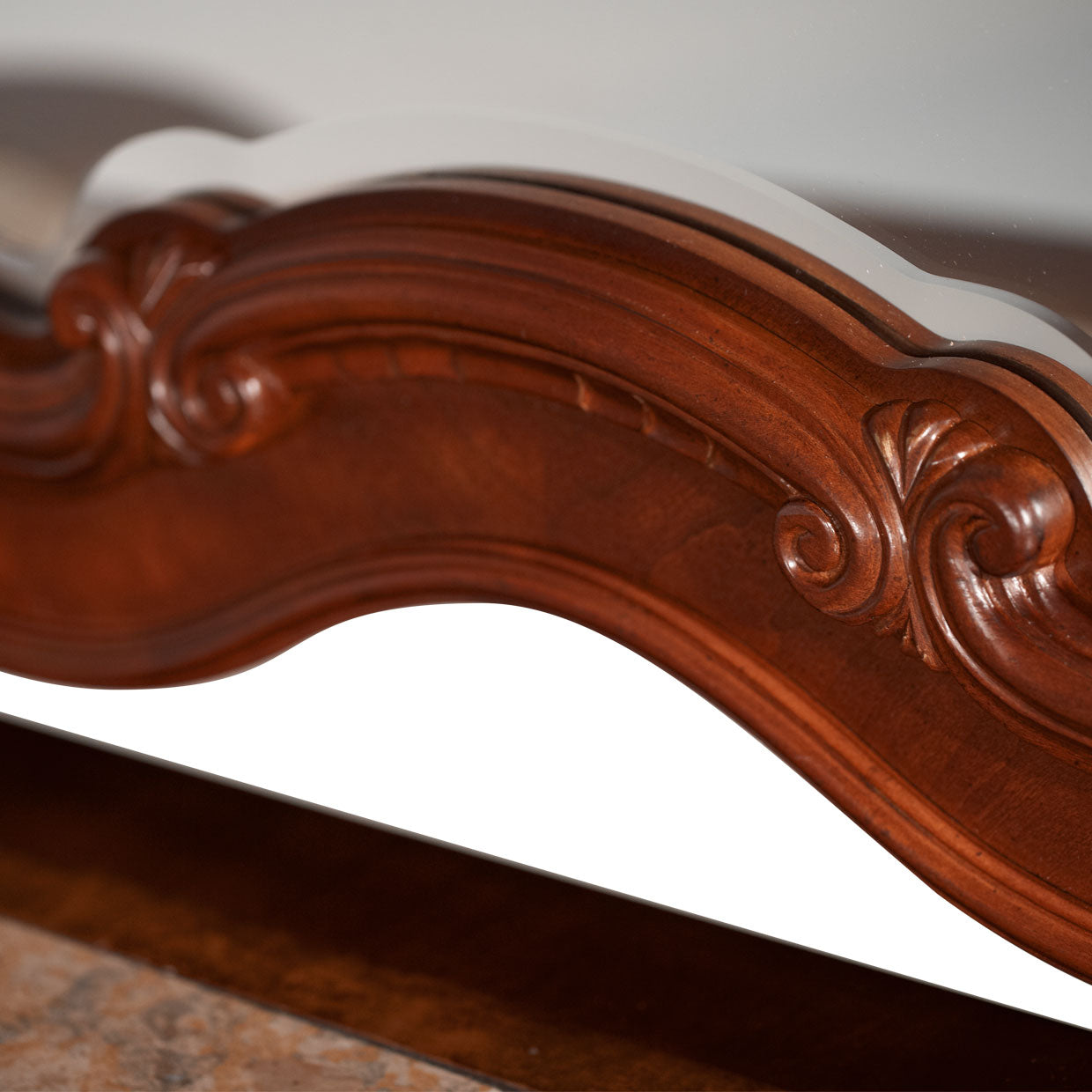 Cortina Dresser & Mirror - Honey Walnut