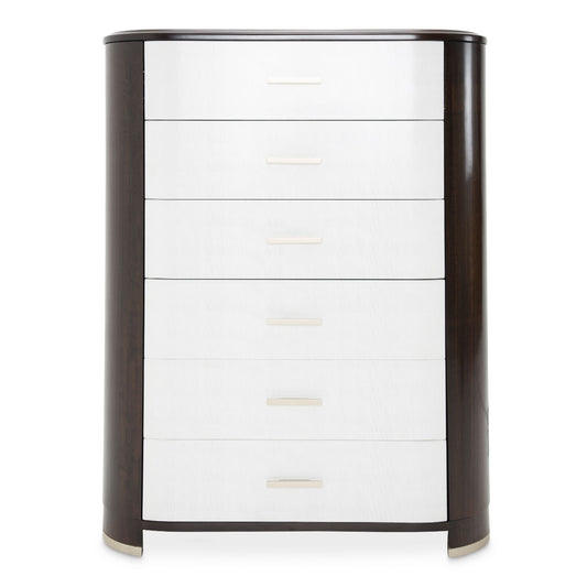 Paris Chic 6-Drawer Chest - Espresso