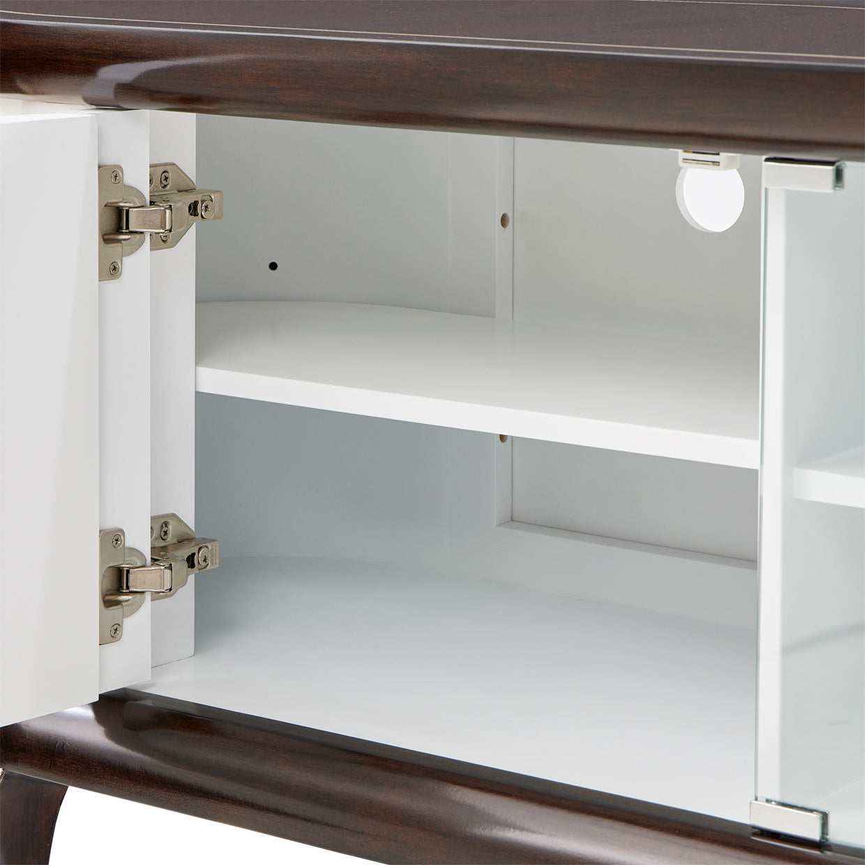 Paris Chic Media Cabinet - Espresso