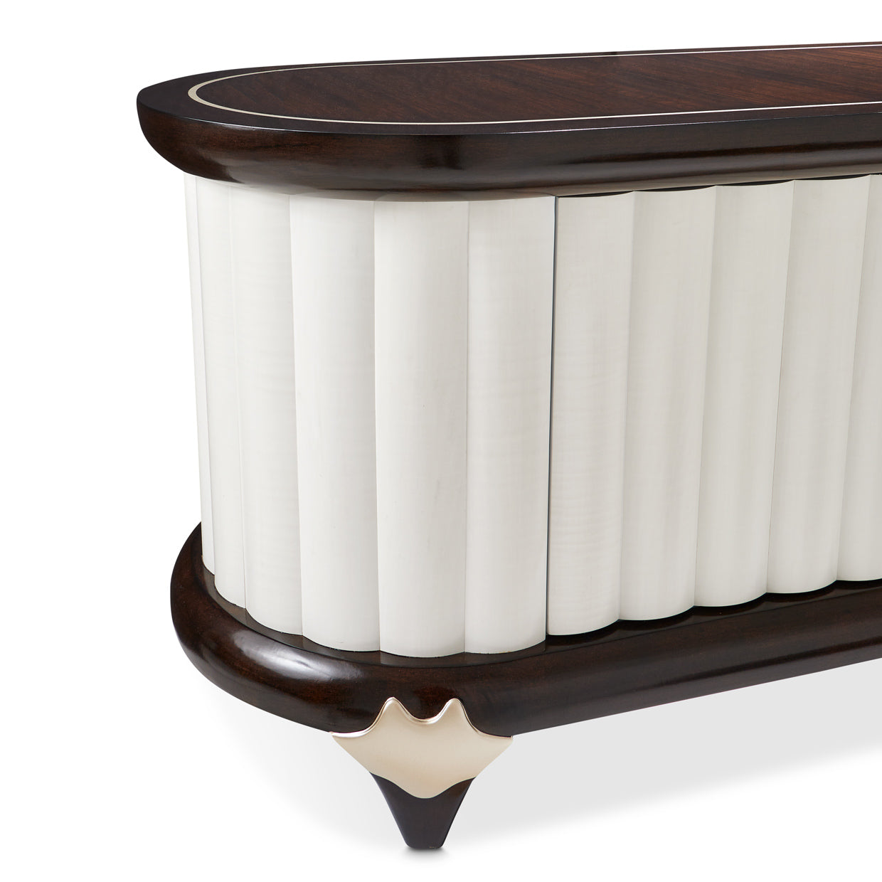 Paris Chic Media Cabinet - Espresso