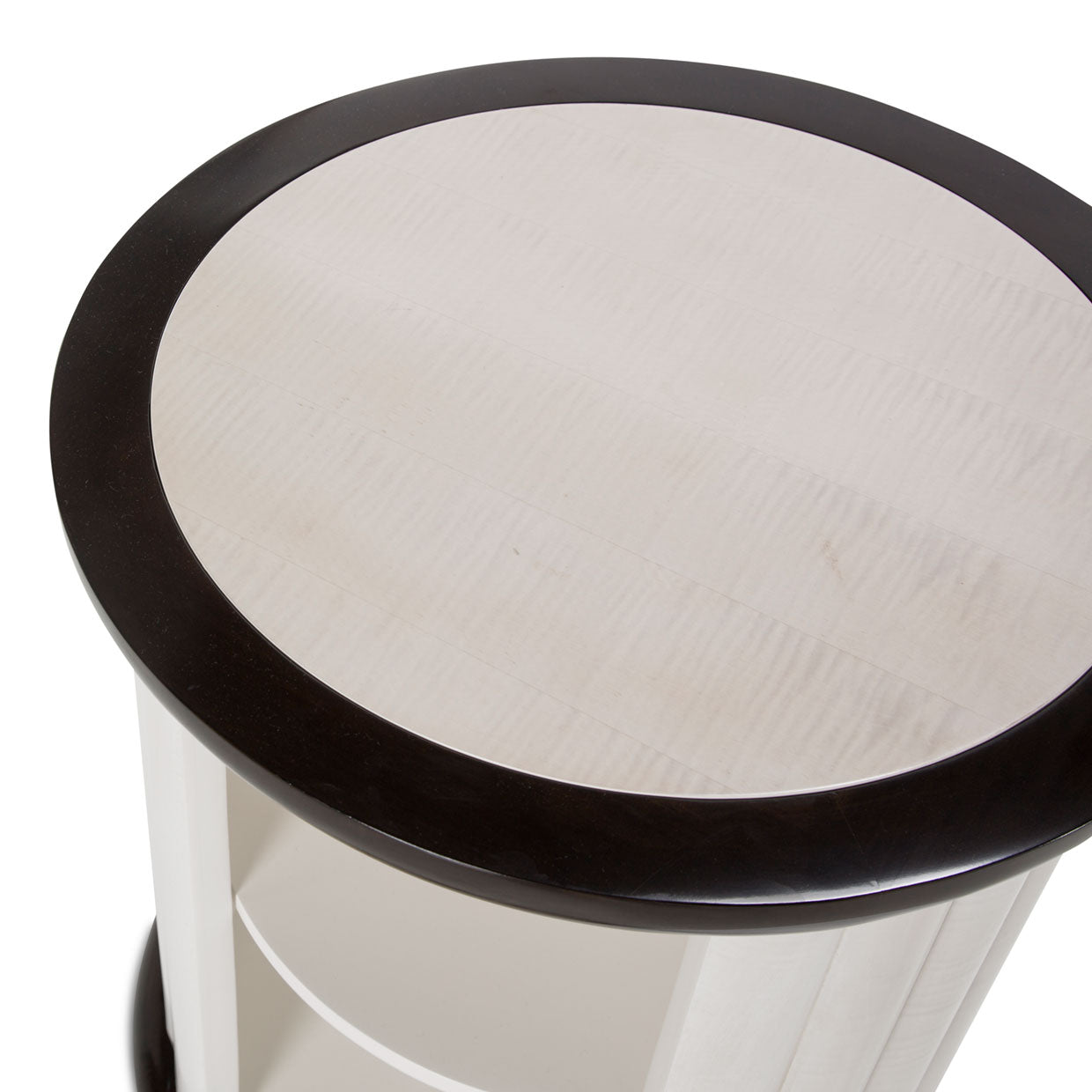 Paris Chic Round End Table - Espresso