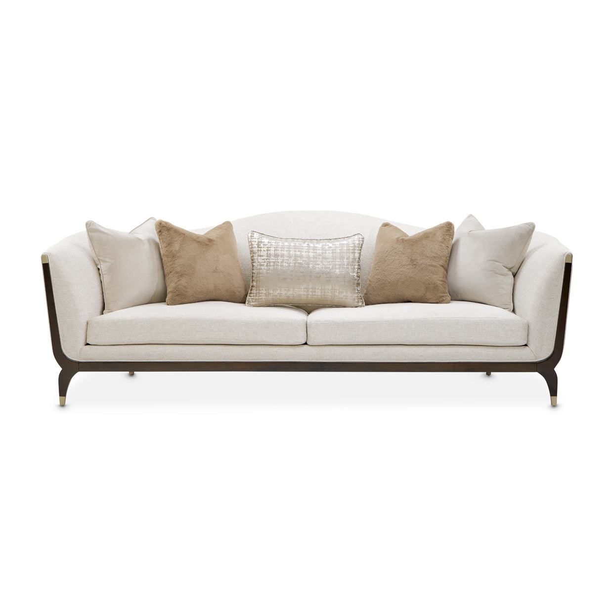 Paris Chic Sofa - Cremini/Espresso