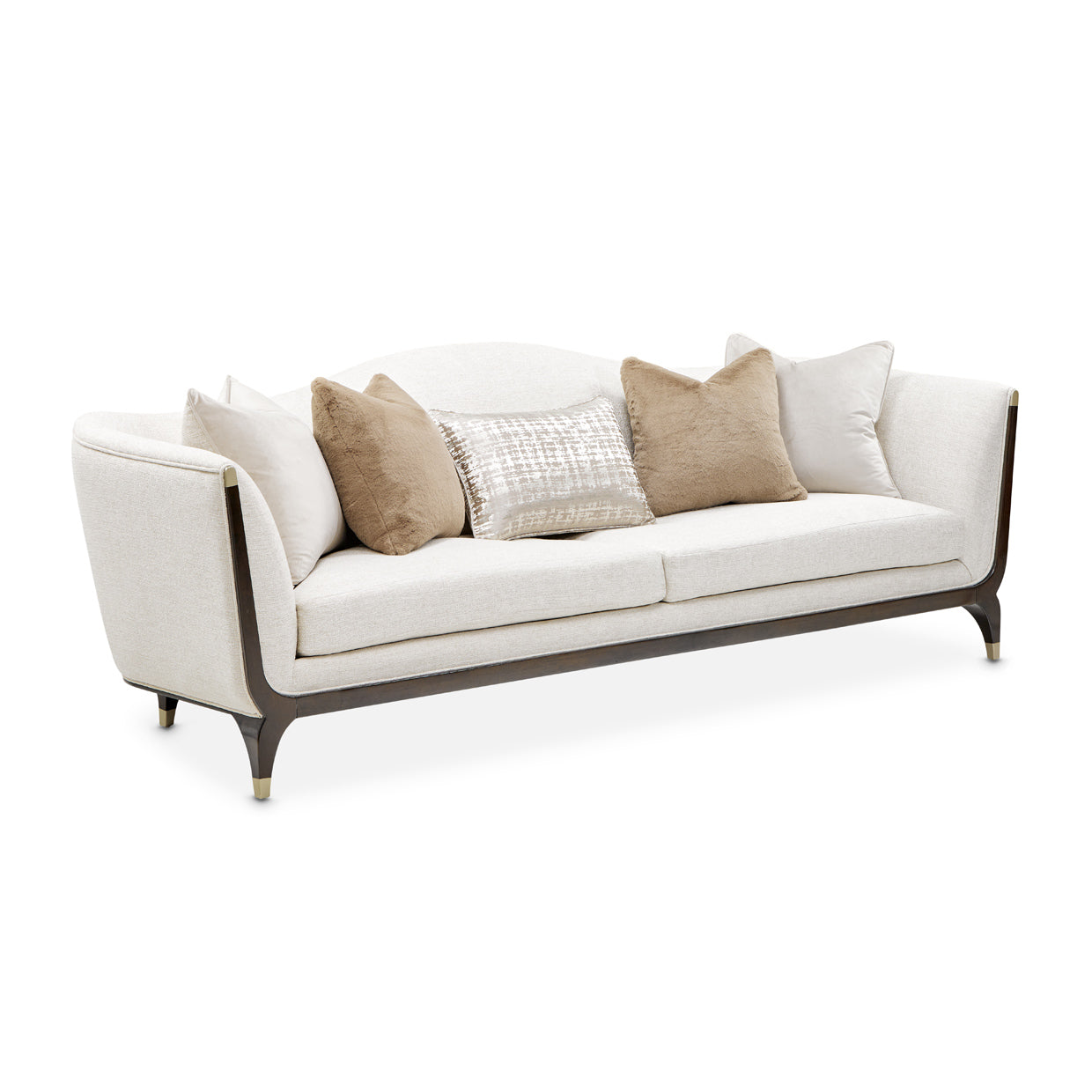 Paris Chic Sofa - Cremini/Espresso