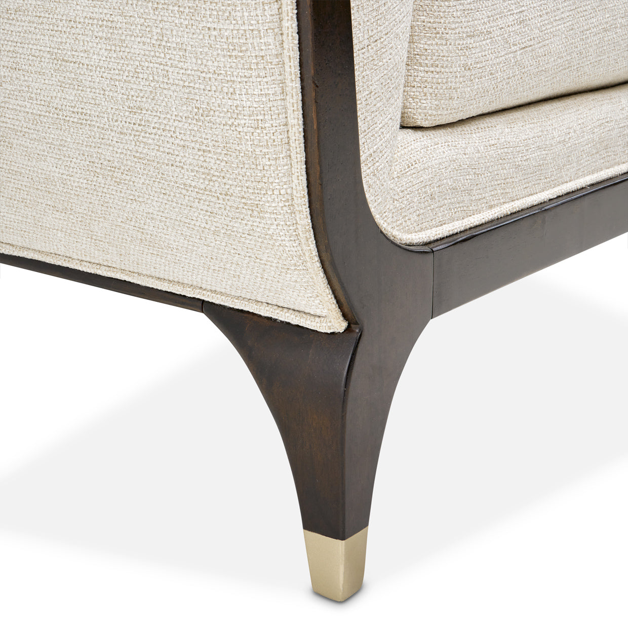Paris Chic Loveseat - Cremini/Espresso