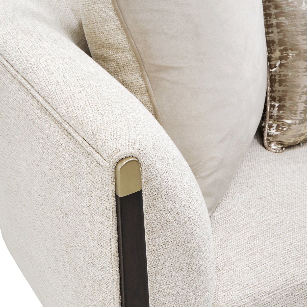 Paris Chic Loveseat - Cremini/Espresso