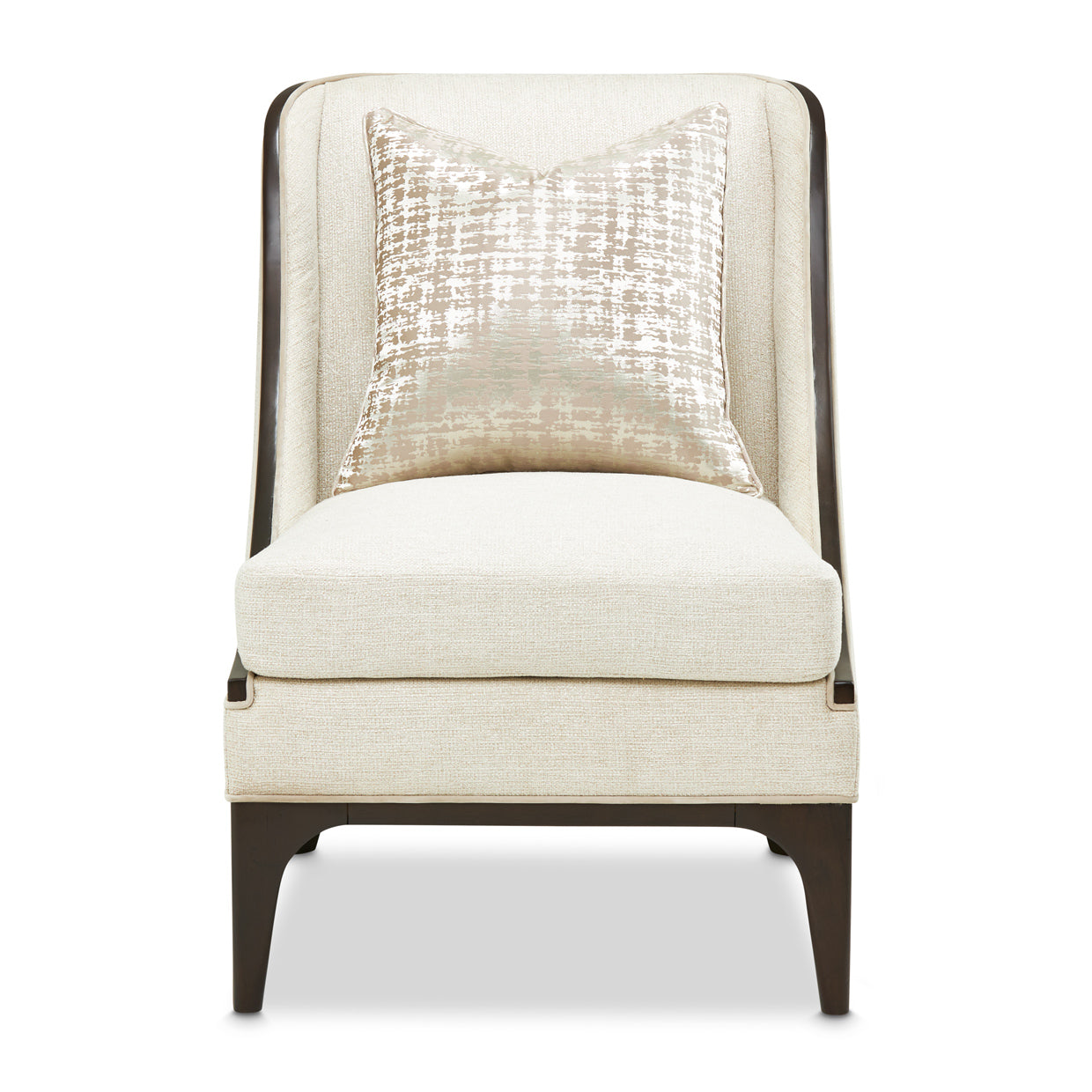 Paris Chic Accent Chair - Cremini/Espresso