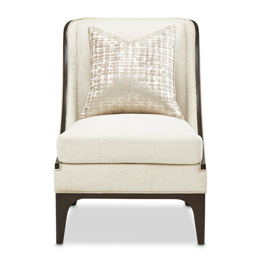 Paris Chic Accent Chair - Cremini/Espresso