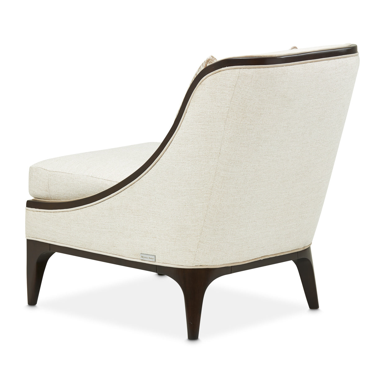 Paris Chic Accent Chair - Cremini/Espresso