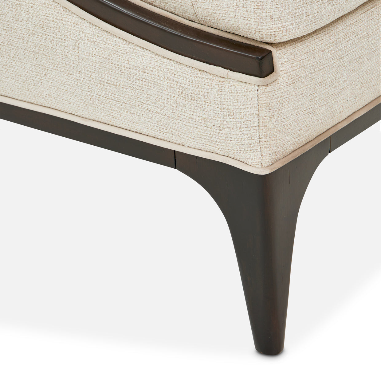 Paris Chic Accent Chair - Cremini/Espresso