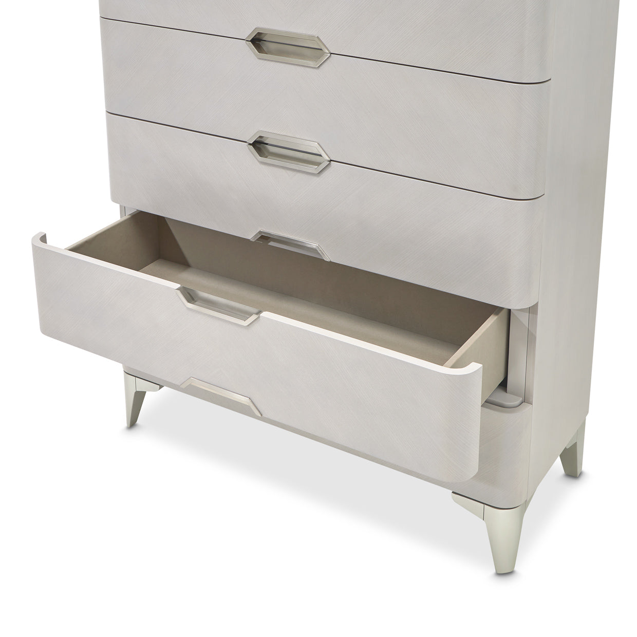 Penthouse 6-Drawer Chest - Ash Gray