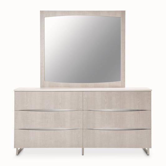 Marin Dresser with Mirror - Greige