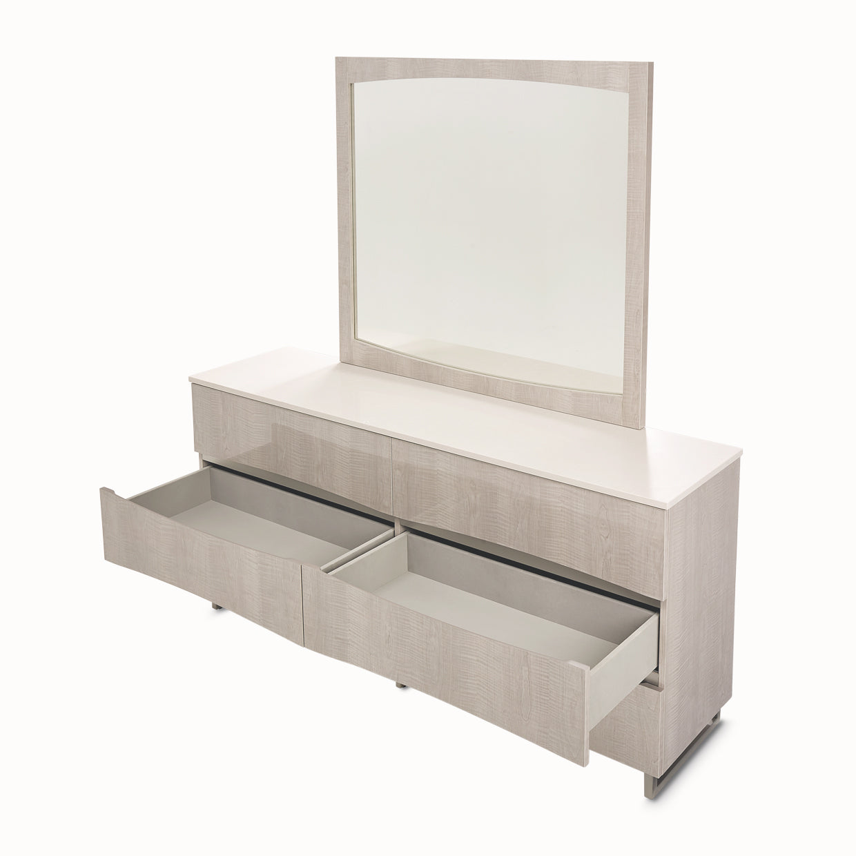 Marin Dresser with Mirror - Greige