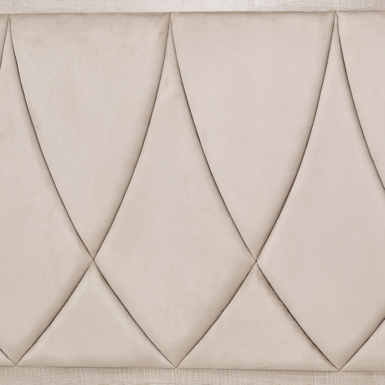 Marin Eastern King Panel Bed - Greige