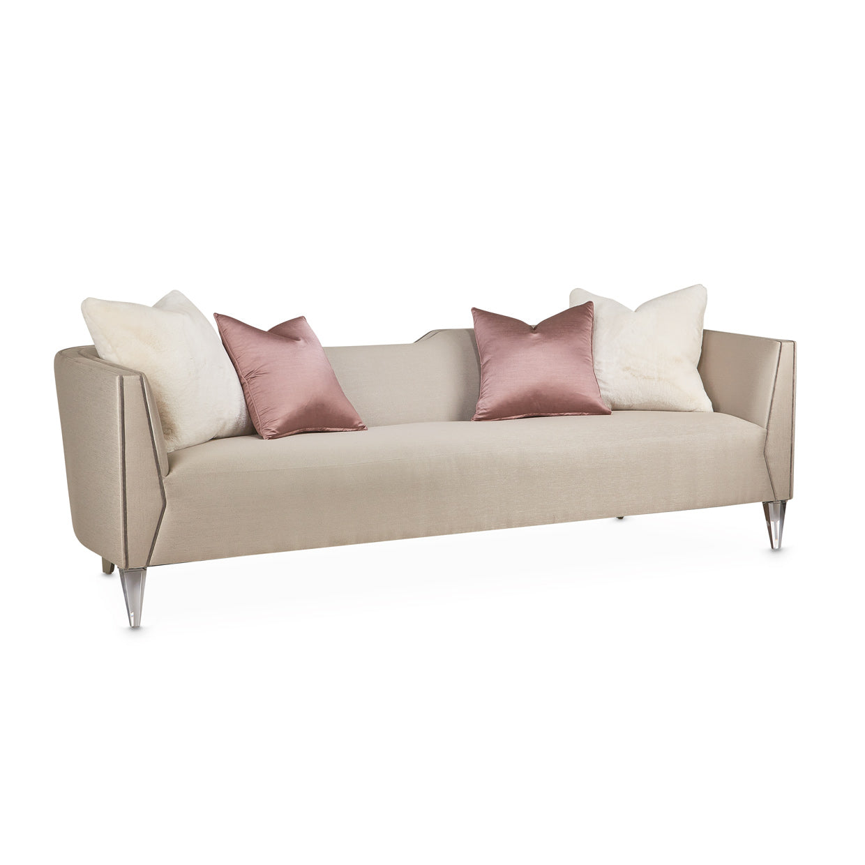 Linea Sofa - Metallic/Silver Mist