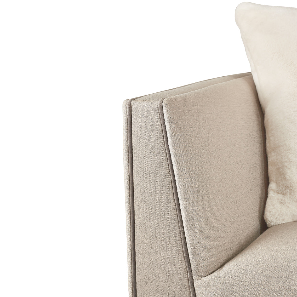 Linea Sofa - Metallic/Silver Mist