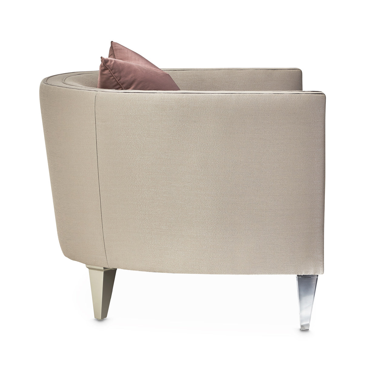 Linea Matching Chair - Metallic Silver Mist