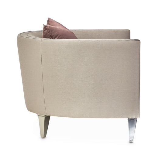Linea Matching Chair - Metallic Silver Mist