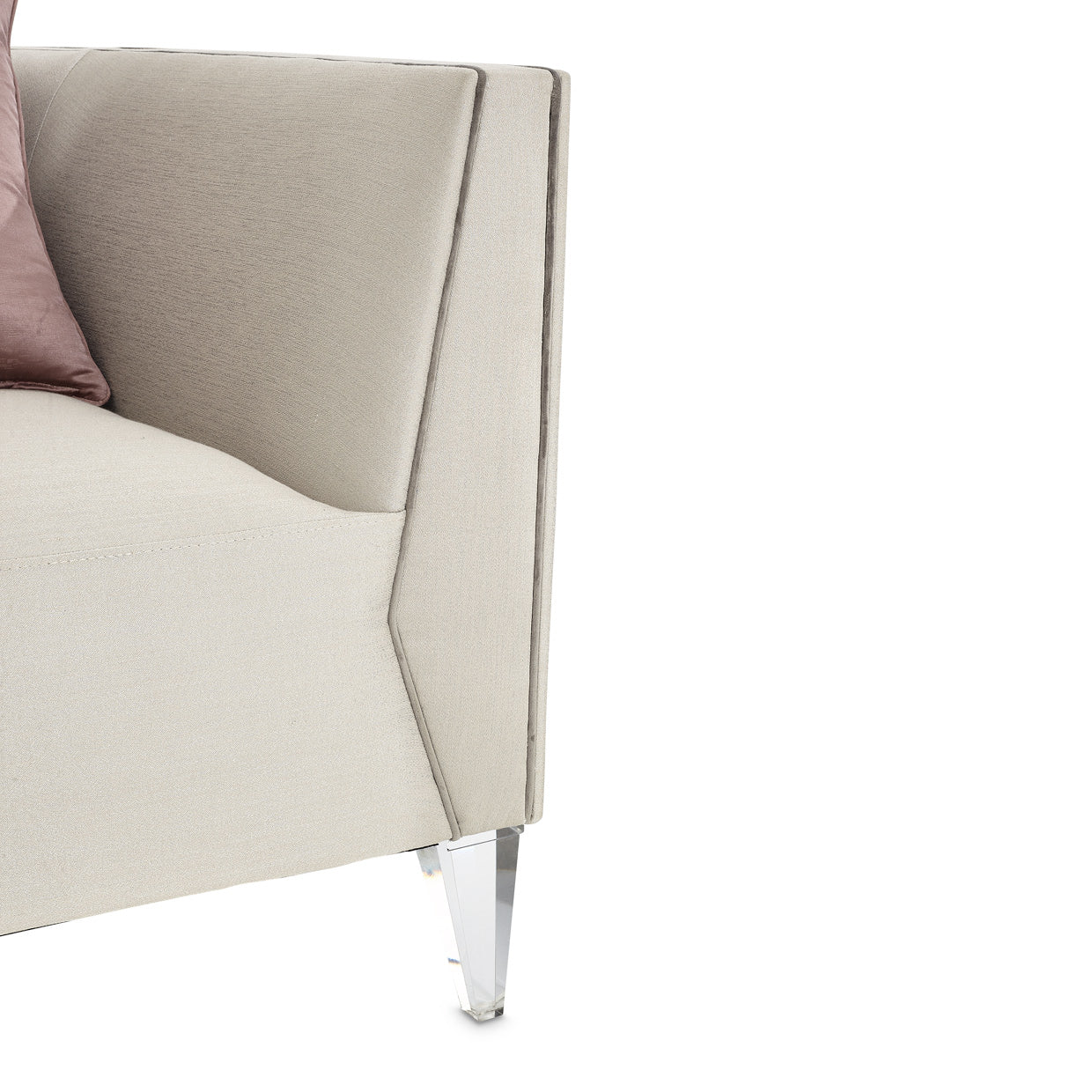 Linea Matching Chair - Metallic Silver Mist