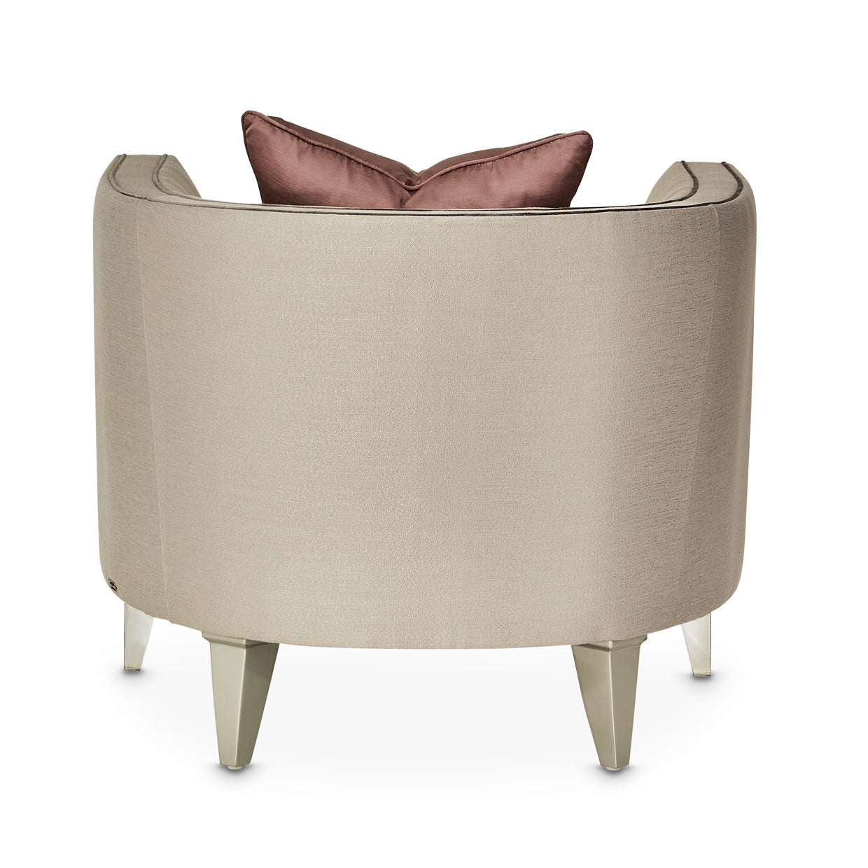 Linea Matching Chair - Metallic Silver Mist