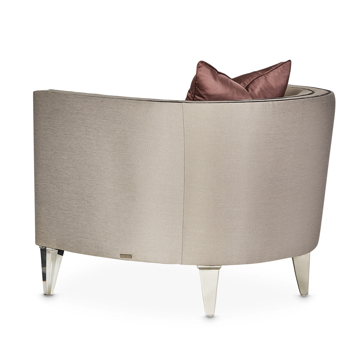 Linea Matching Chair - Metallic Silver Mist