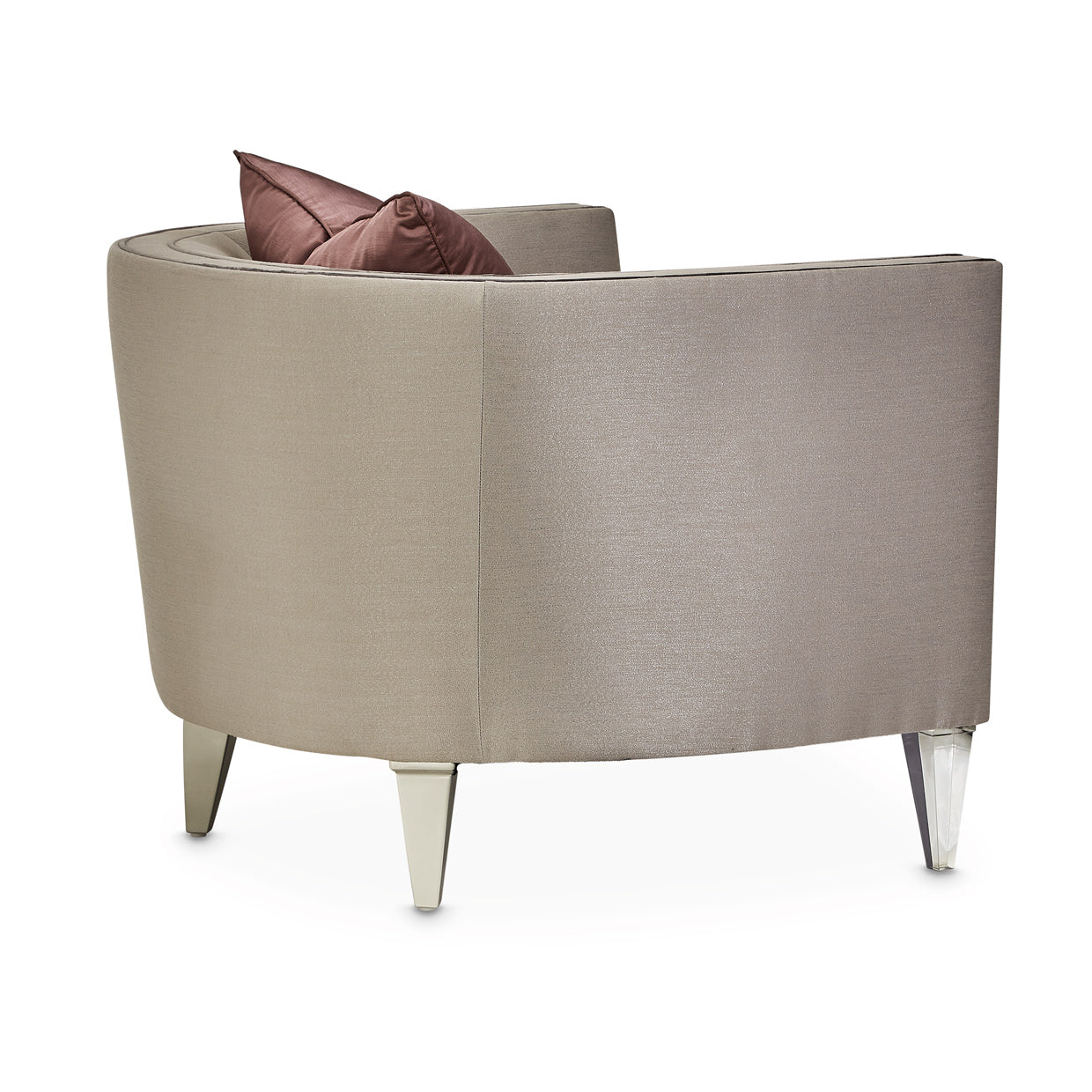Linea Matching Chair - Metallic Silver Mist