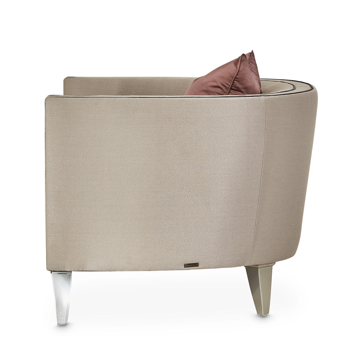 Linea Matching Chair - Metallic Silver Mist