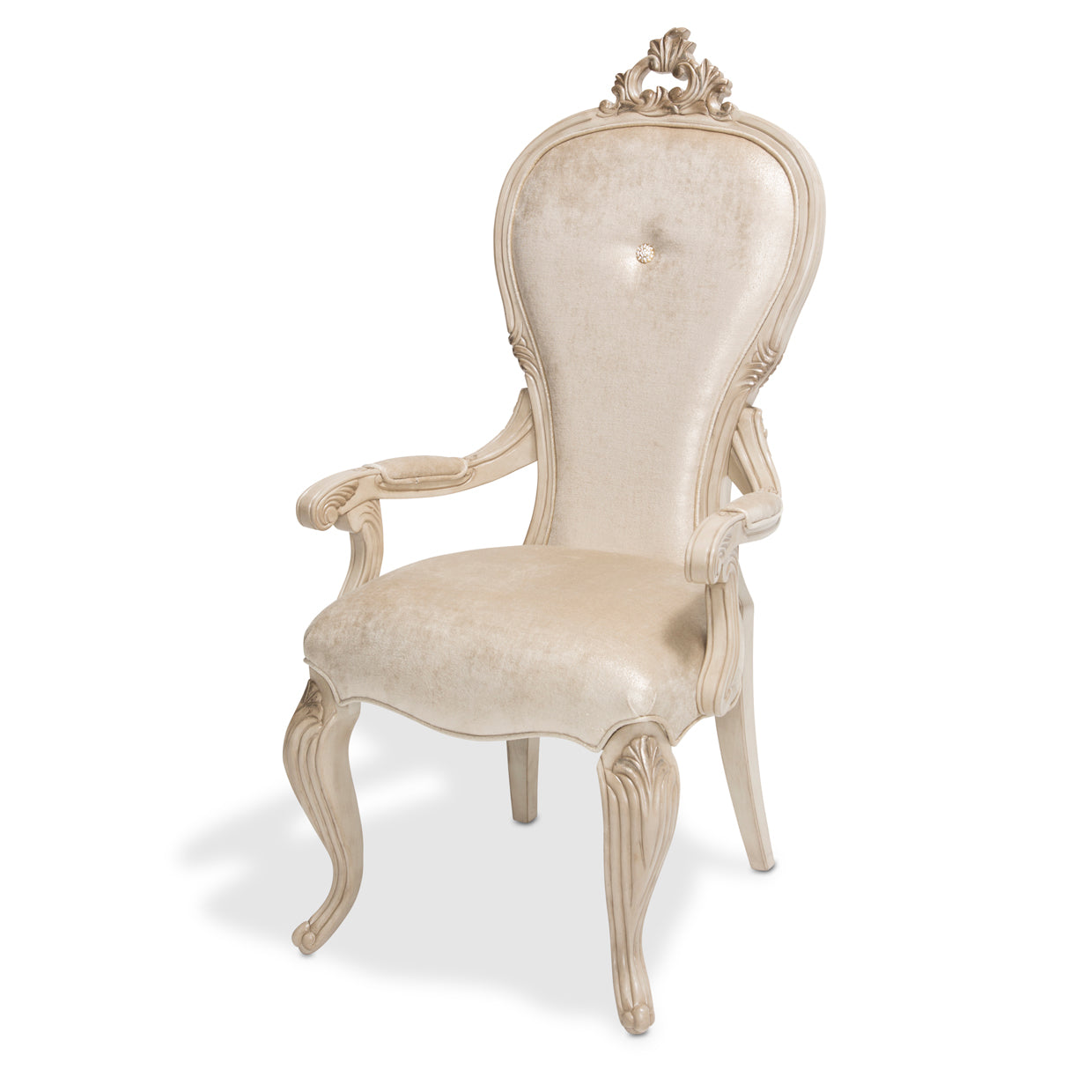 Platine de Royale Dining Arm Chair - Champagne