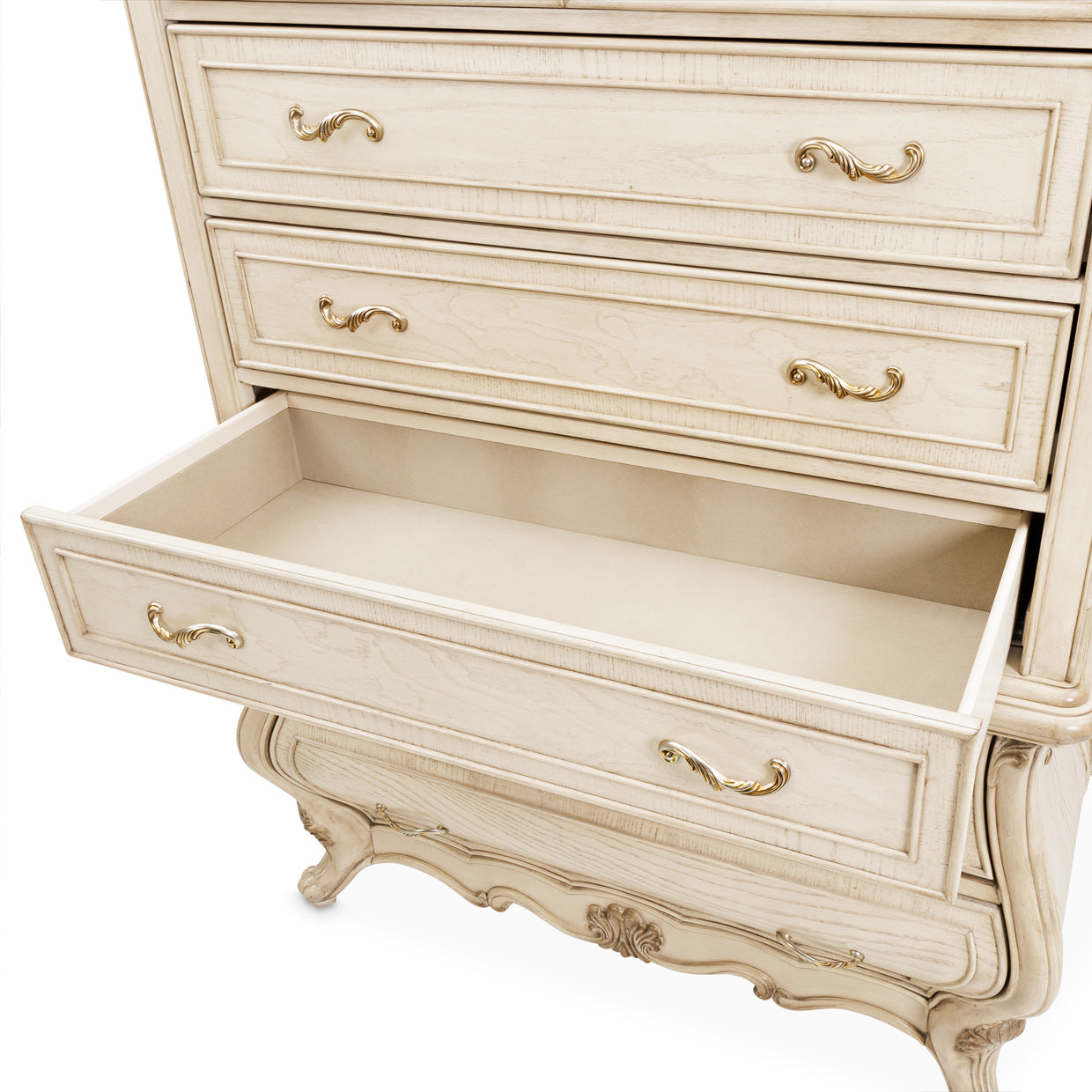 Platine de Royale 6-Drawer Chest - Champagne
