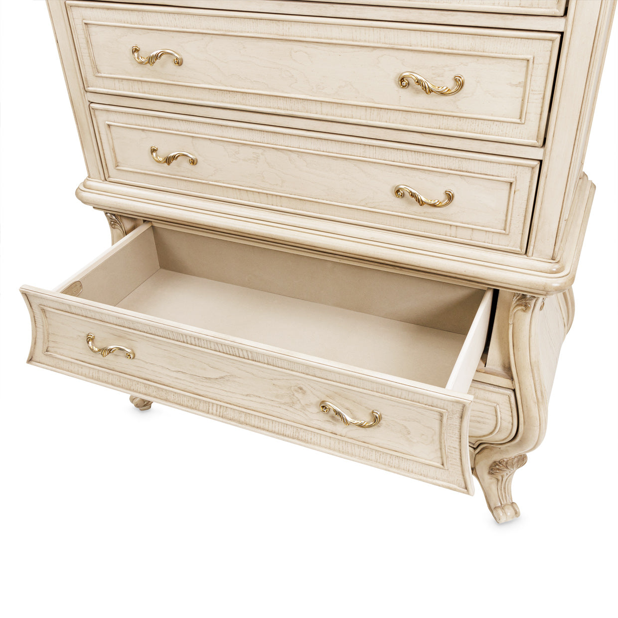 Platine de Royale 6-Drawer Chest - Champagne