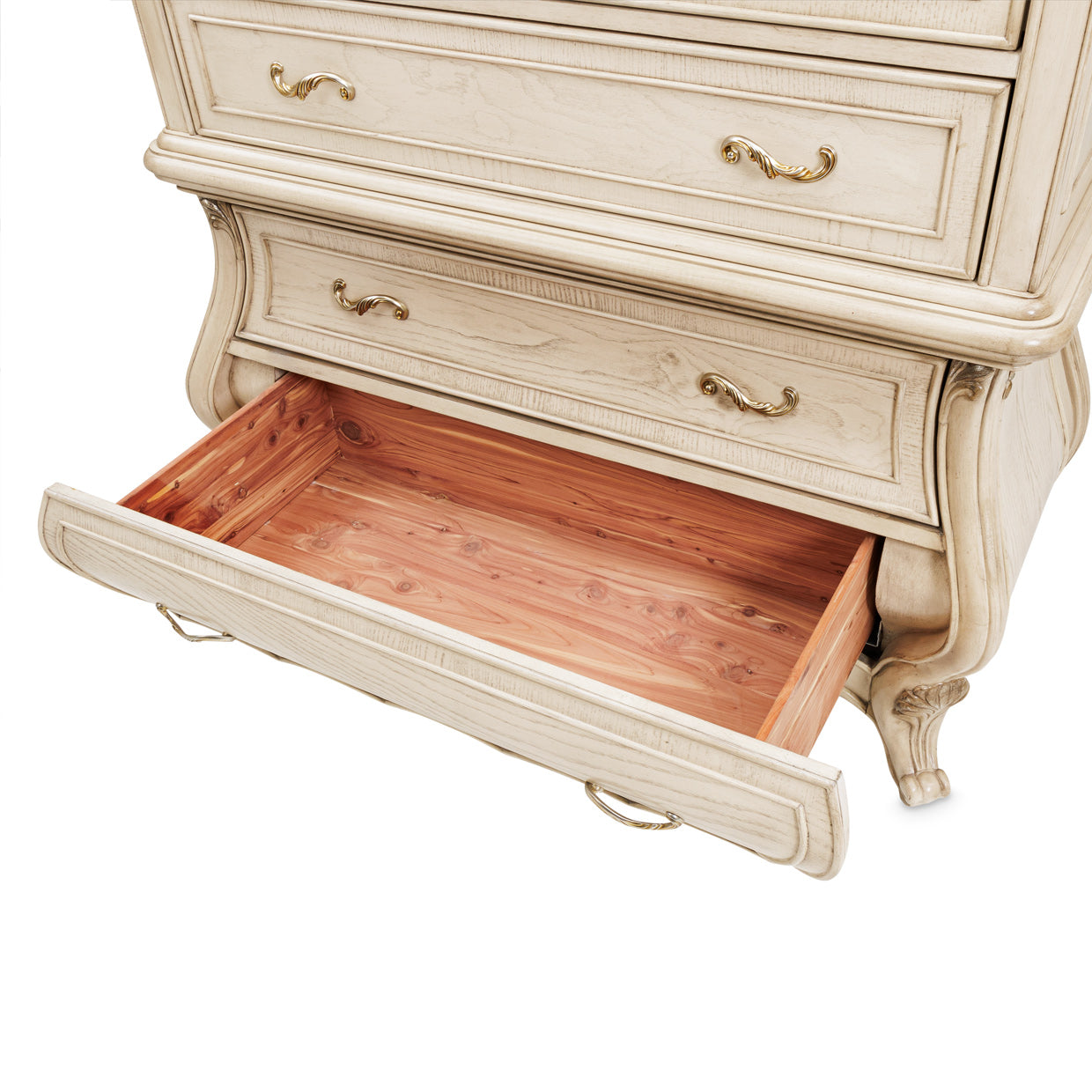 Platine de Royale 6-Drawer Chest - Champagne