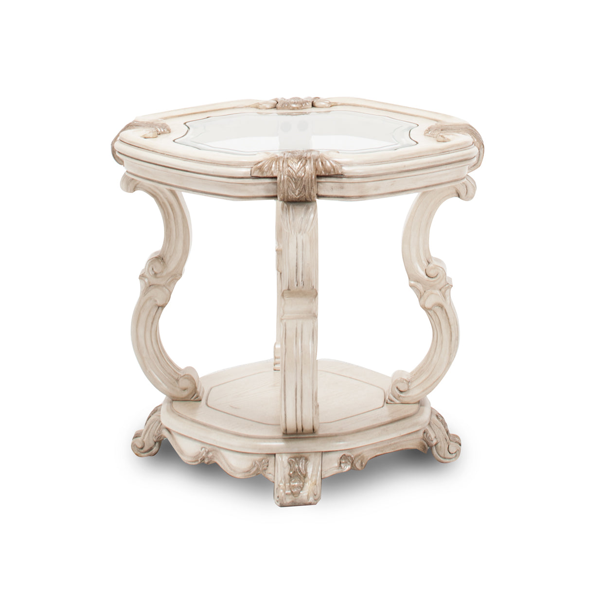 Platine de Royale End Table - Champagne