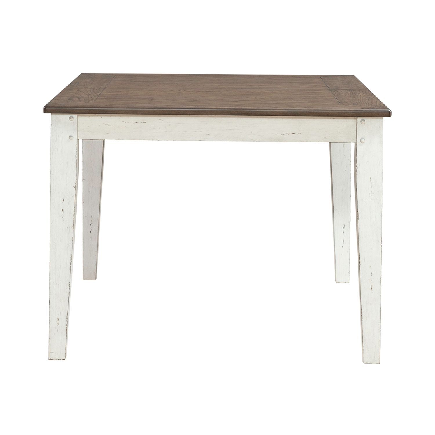 Al Fresco - Rectangular Leg Table - Graphite / Whitestone