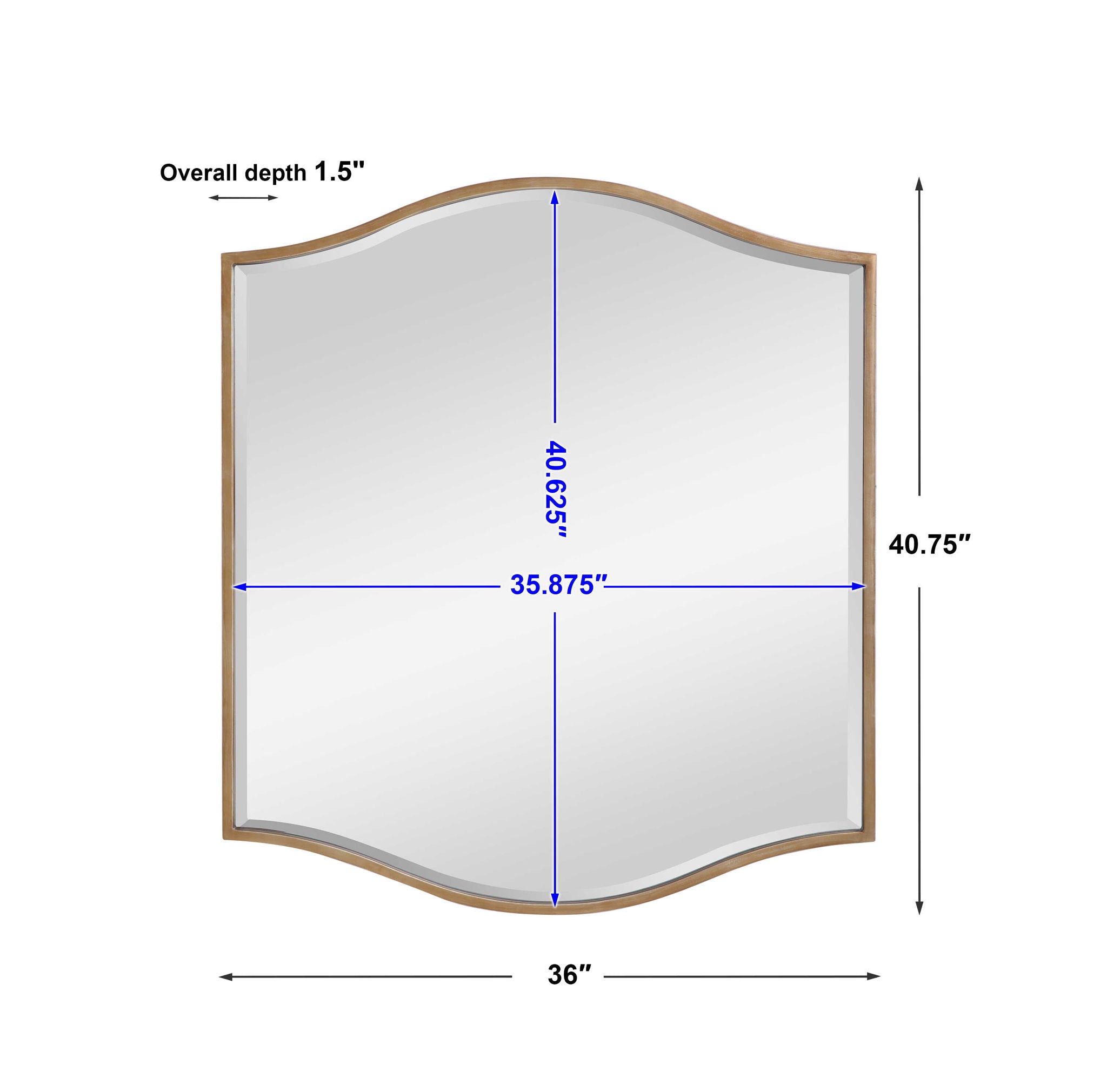 Cerise - Mirror - Gold