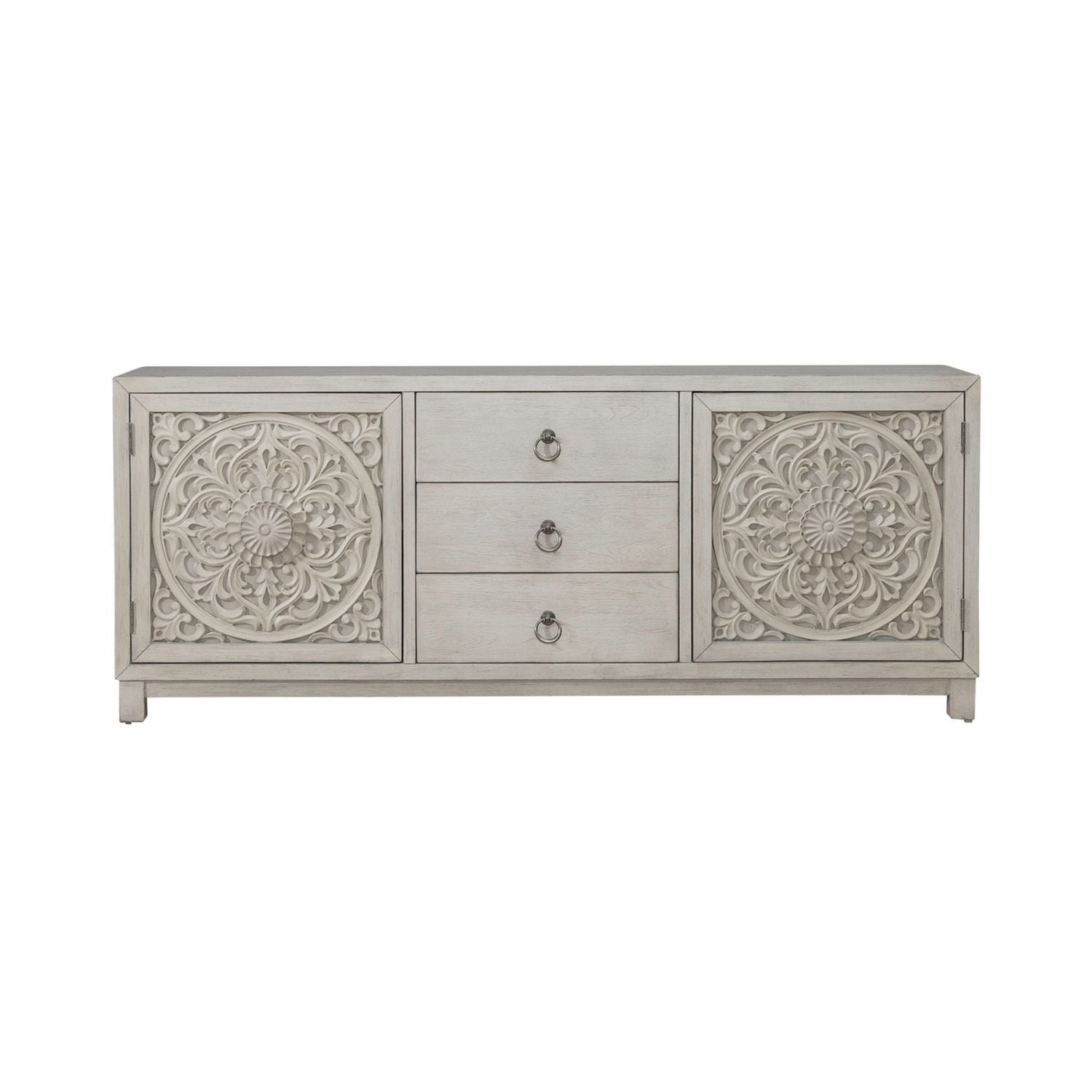 Sundance - 2 Door 3 Drawer Accent Cabinet - White