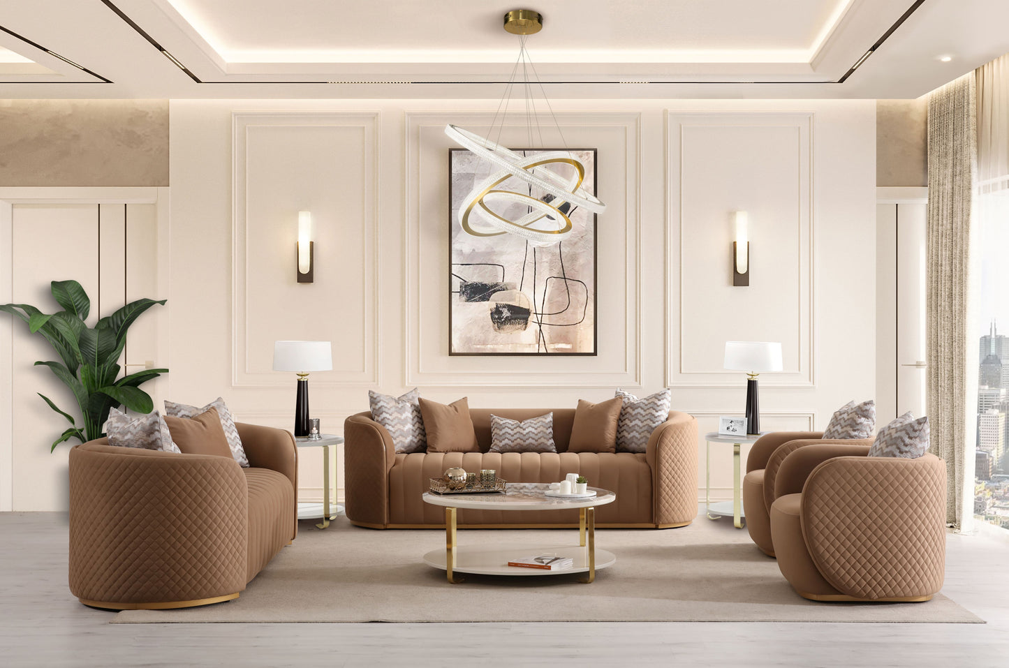 Ariana Sofa - Caramel