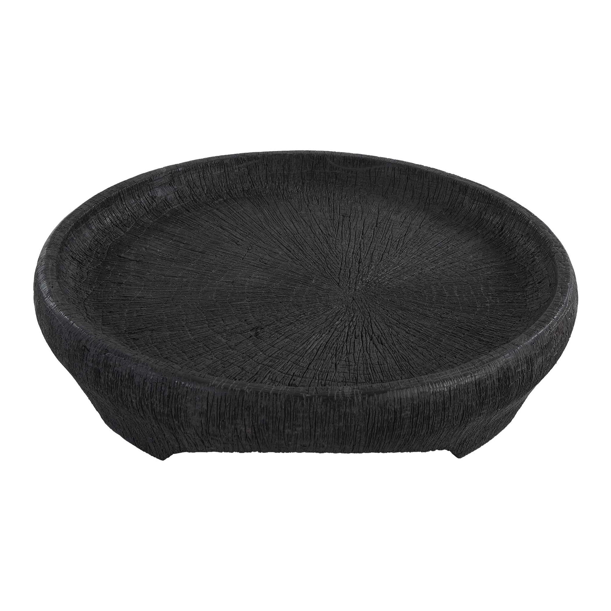Resonance - Indoor-Outdoor Resin Bowl - Black
