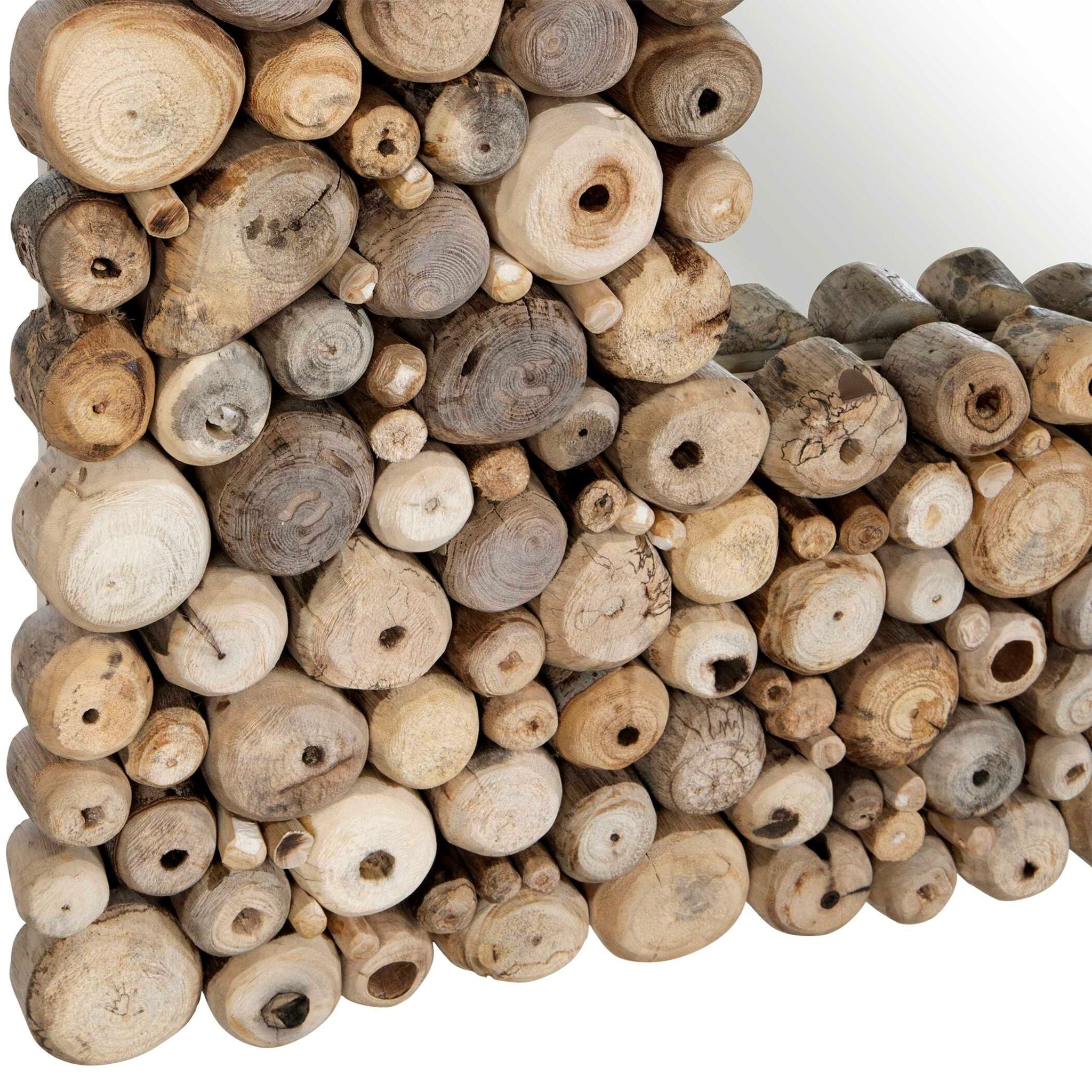 Timberwood - Rectangular Mirror - Light Brown