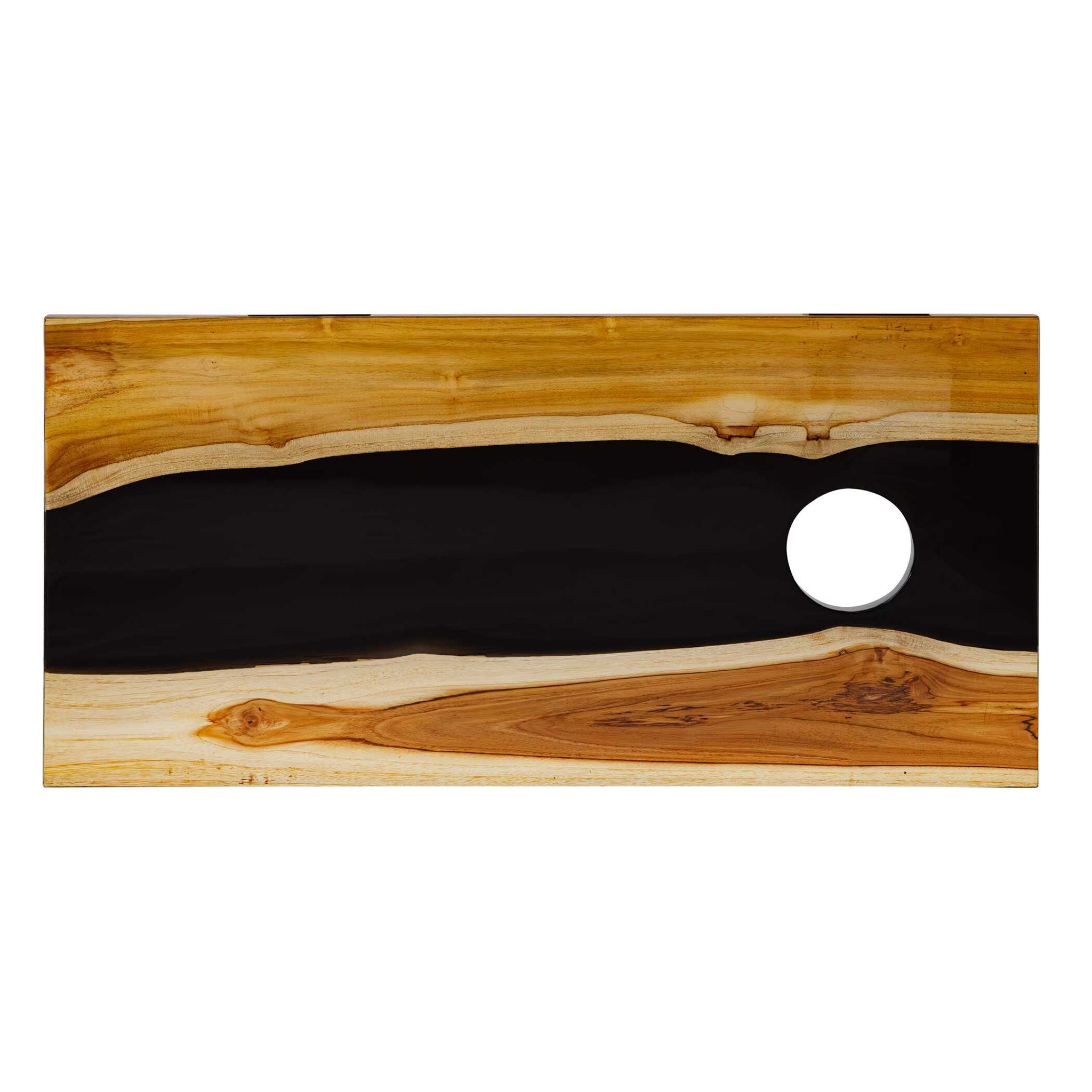 Clearwood Black - Cornhole Game (Set of 2) - Black / Woodtone