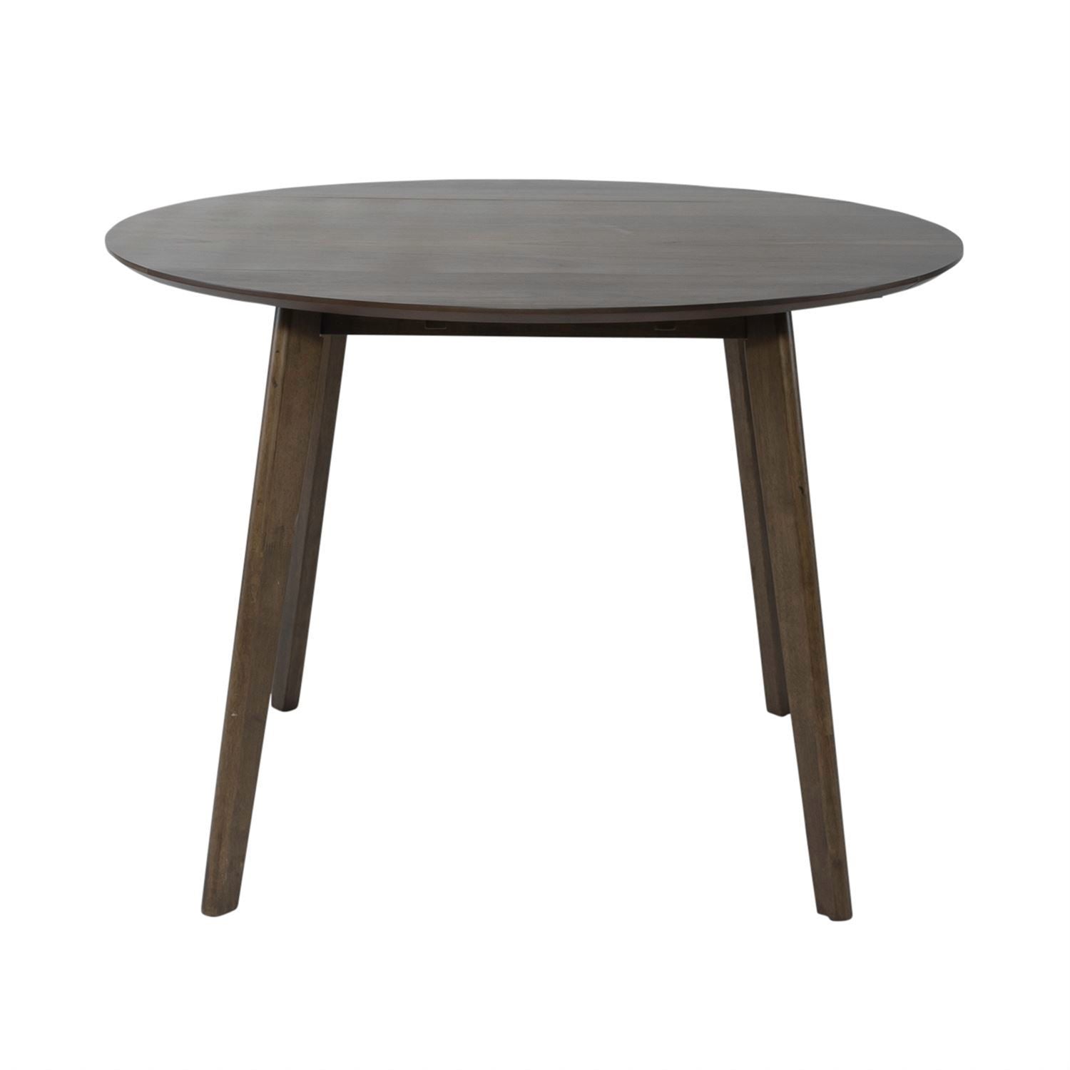 Space Savers - Drop Leaf Table - Dark Brown