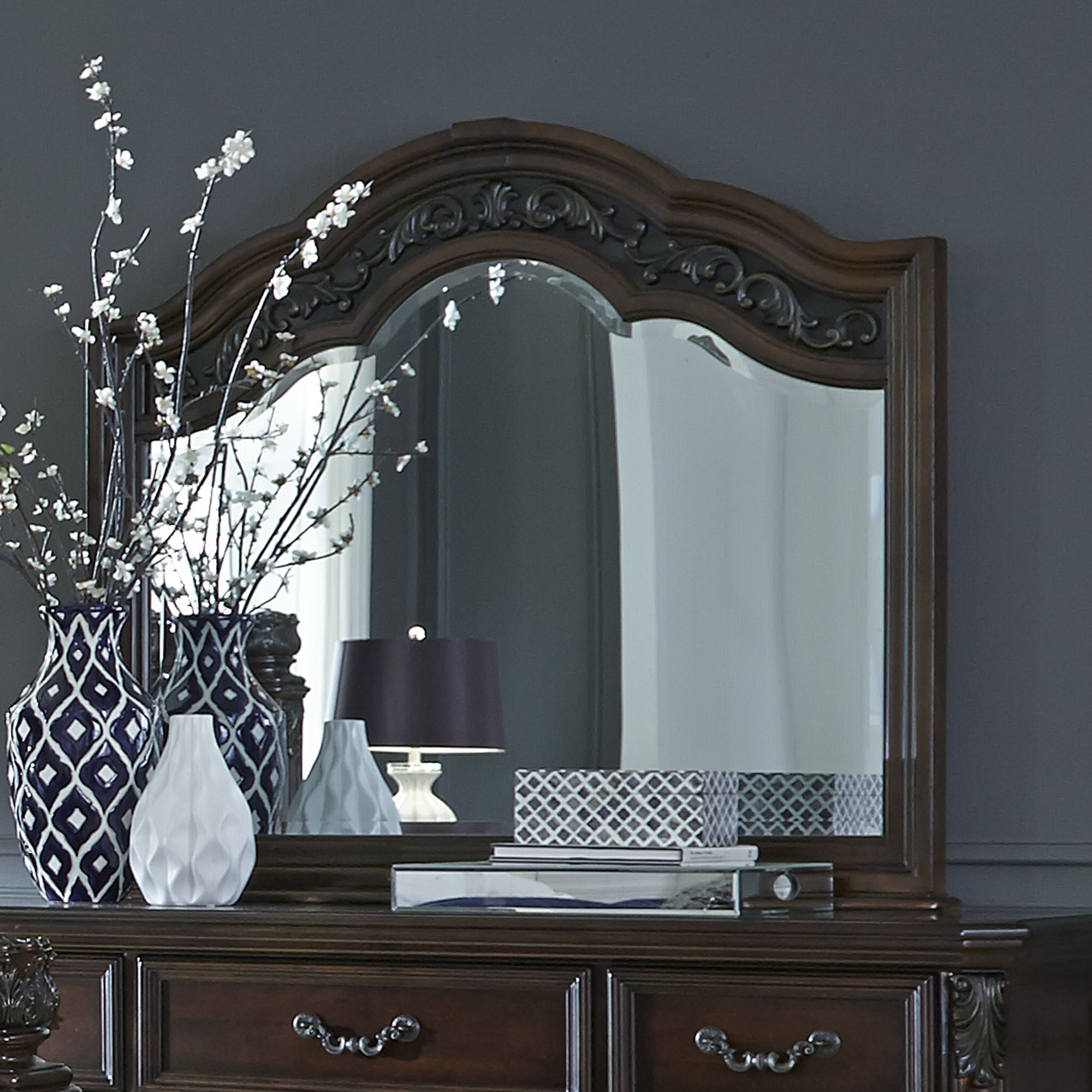 Messina Estates - Mirror - Dark Brown