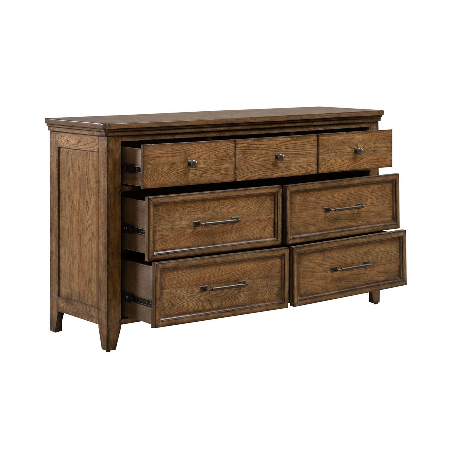 Carolina Park - 7 Drawer Dresser - Brown