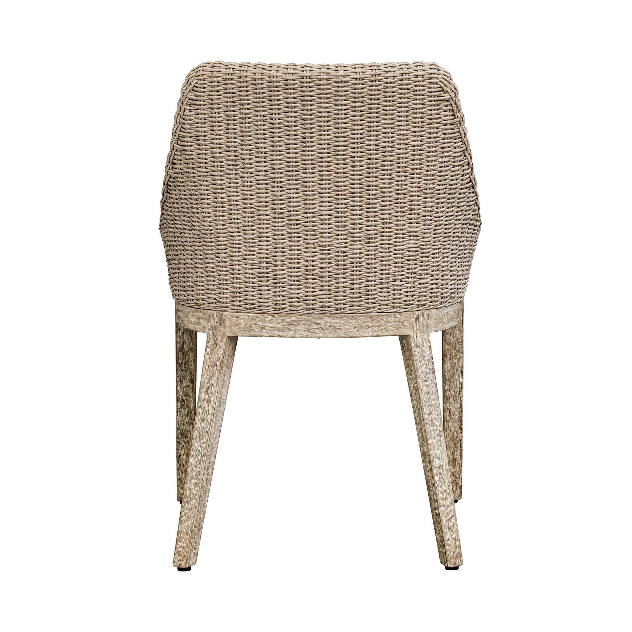 Paloma - Outdoor Wicker Dining Chair - Gray