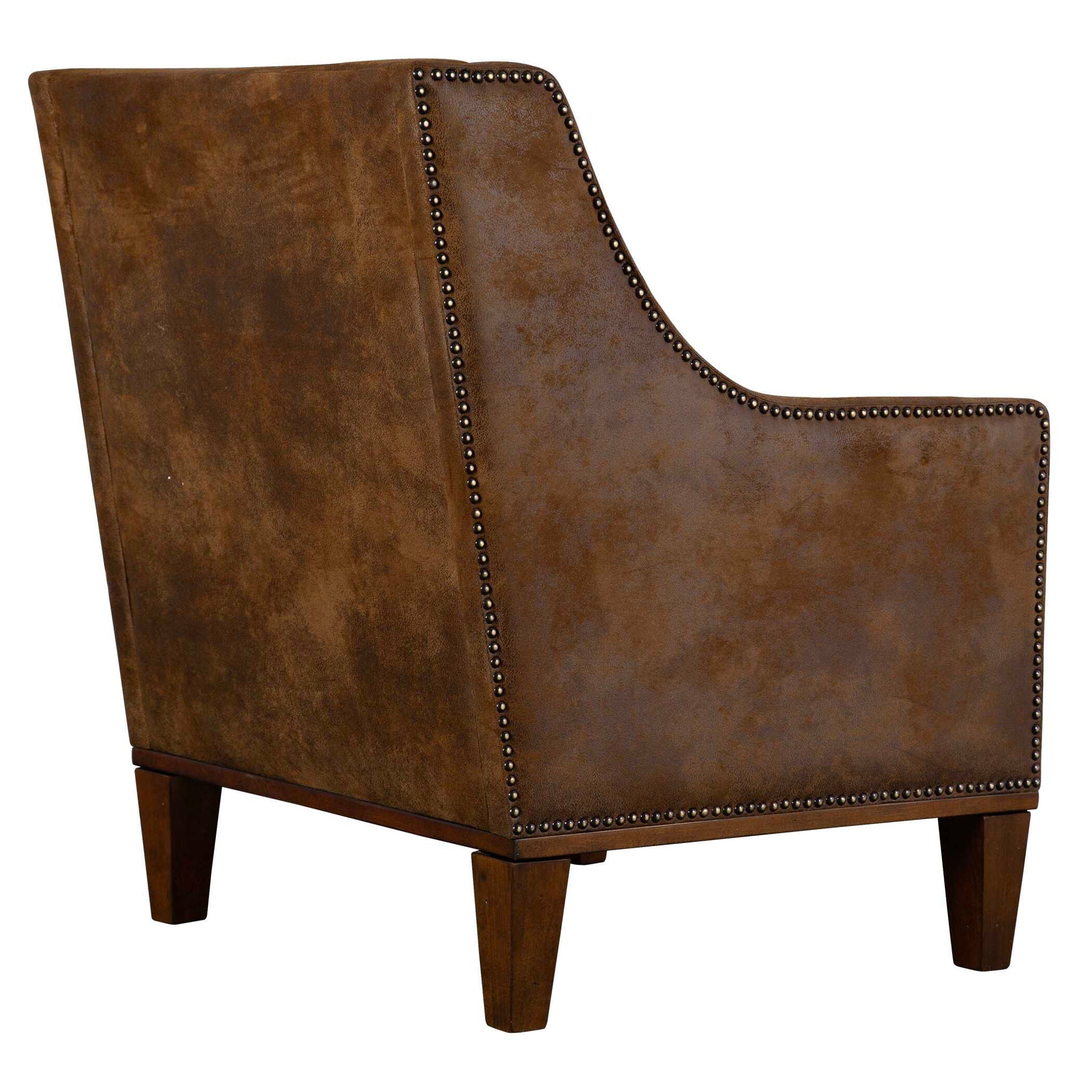 Clay - Leather Armchair - Dark Brown