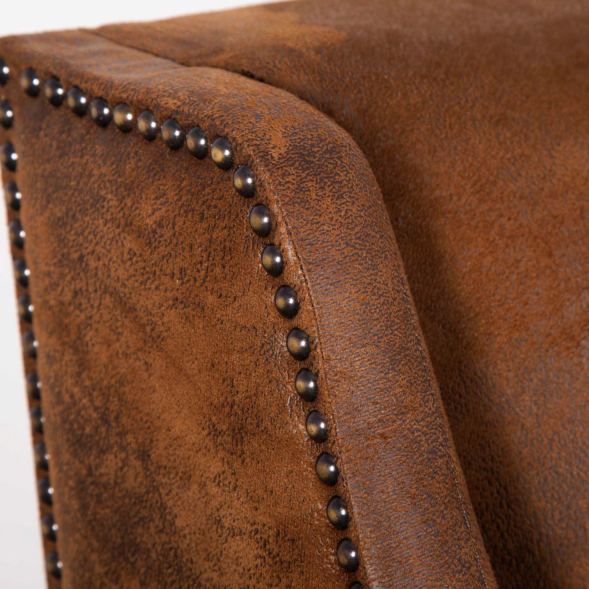 Clay - Leather Armchair - Dark Brown