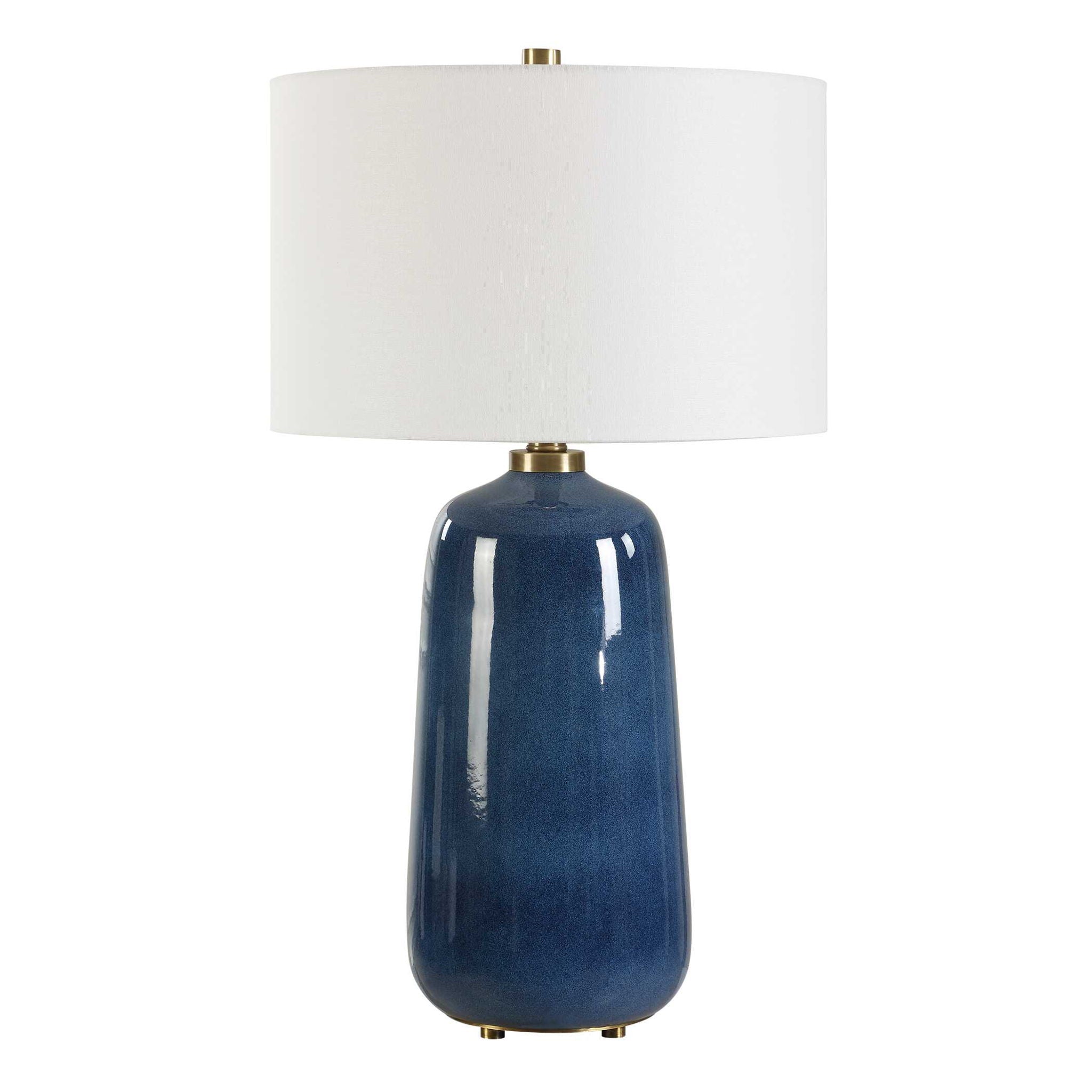 Brae - Glaze Table Lamp - Blue