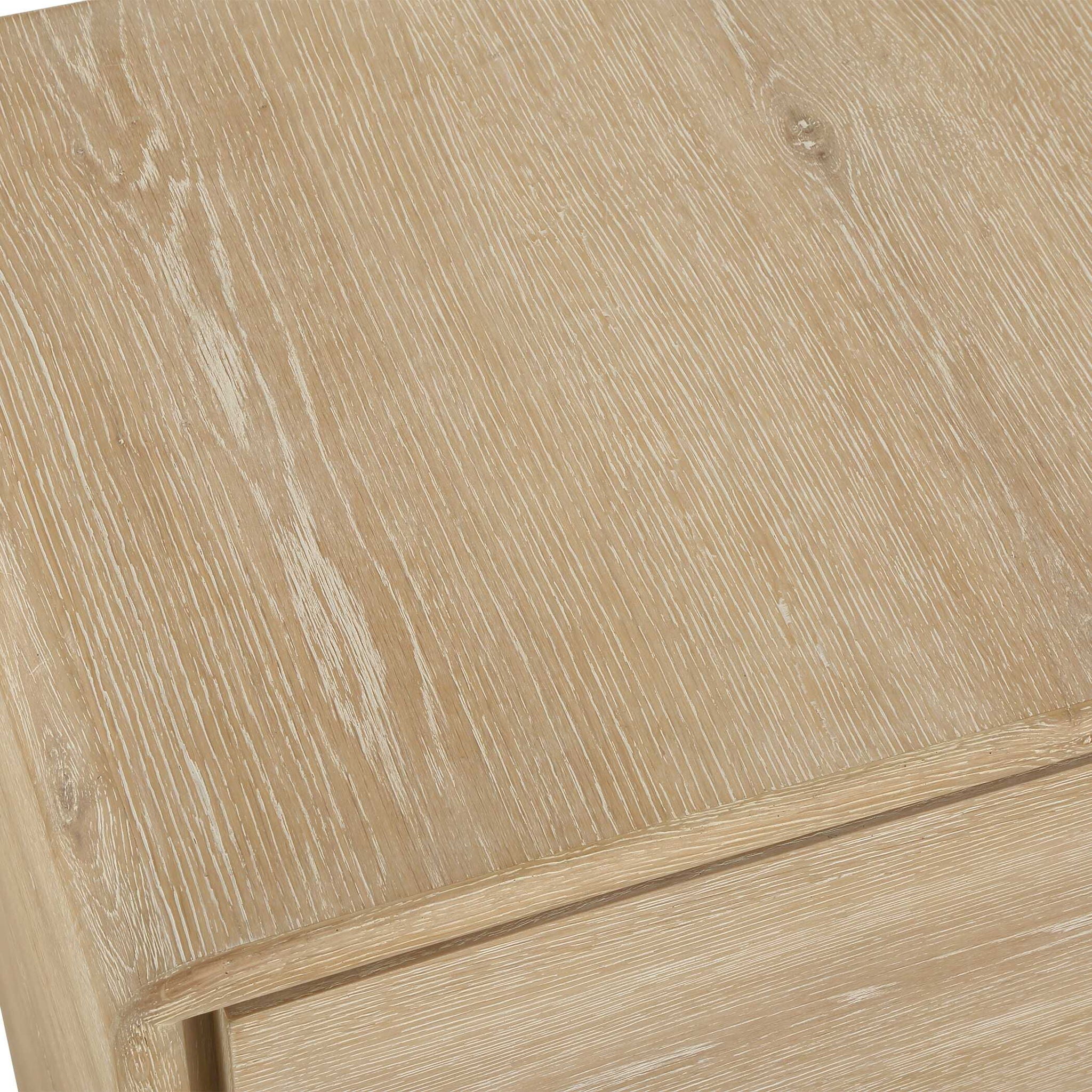 Evanston - 4 Door Natural Oak Cabinet - Woodtone