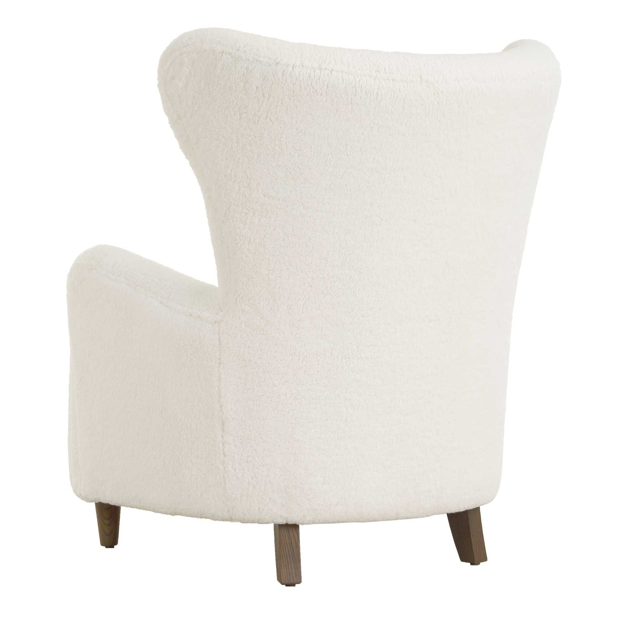 Ingel - Wingback Armchair - White