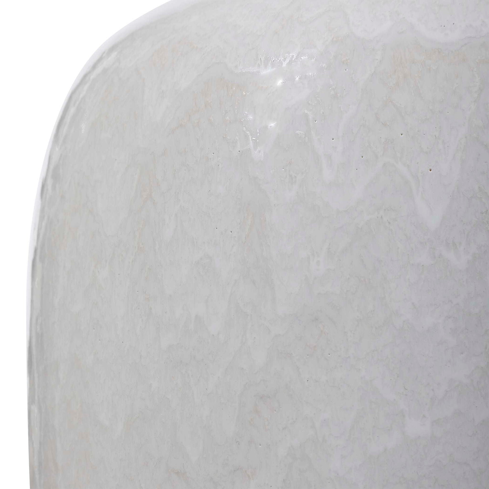 Winterscape - Glaze Table Lamp - White