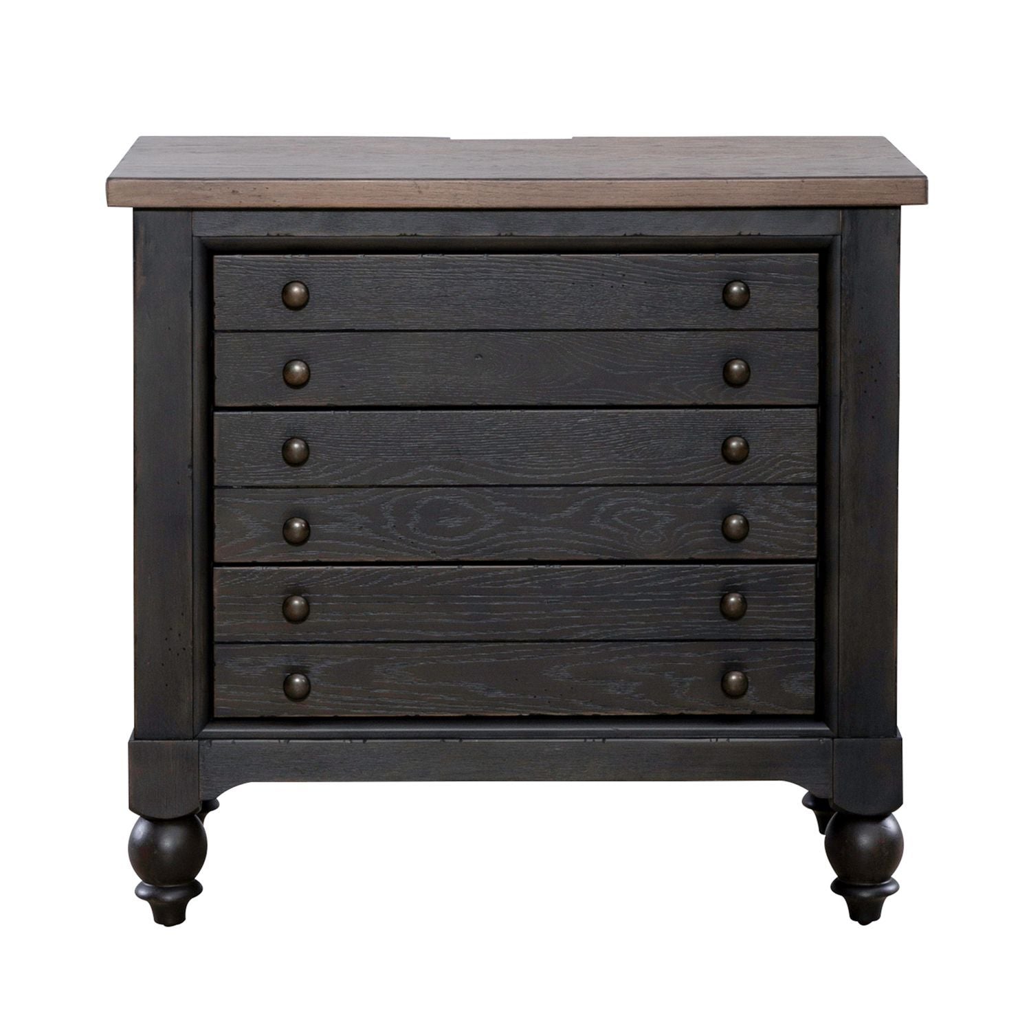 Americana Farmhouse - Bedside Chest With Charging Station