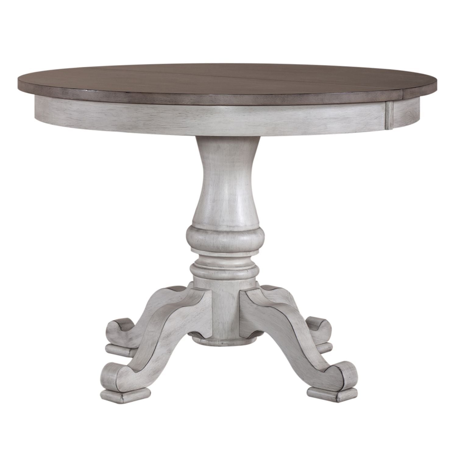 Ocean Isle - Pedestal Table - Antique White